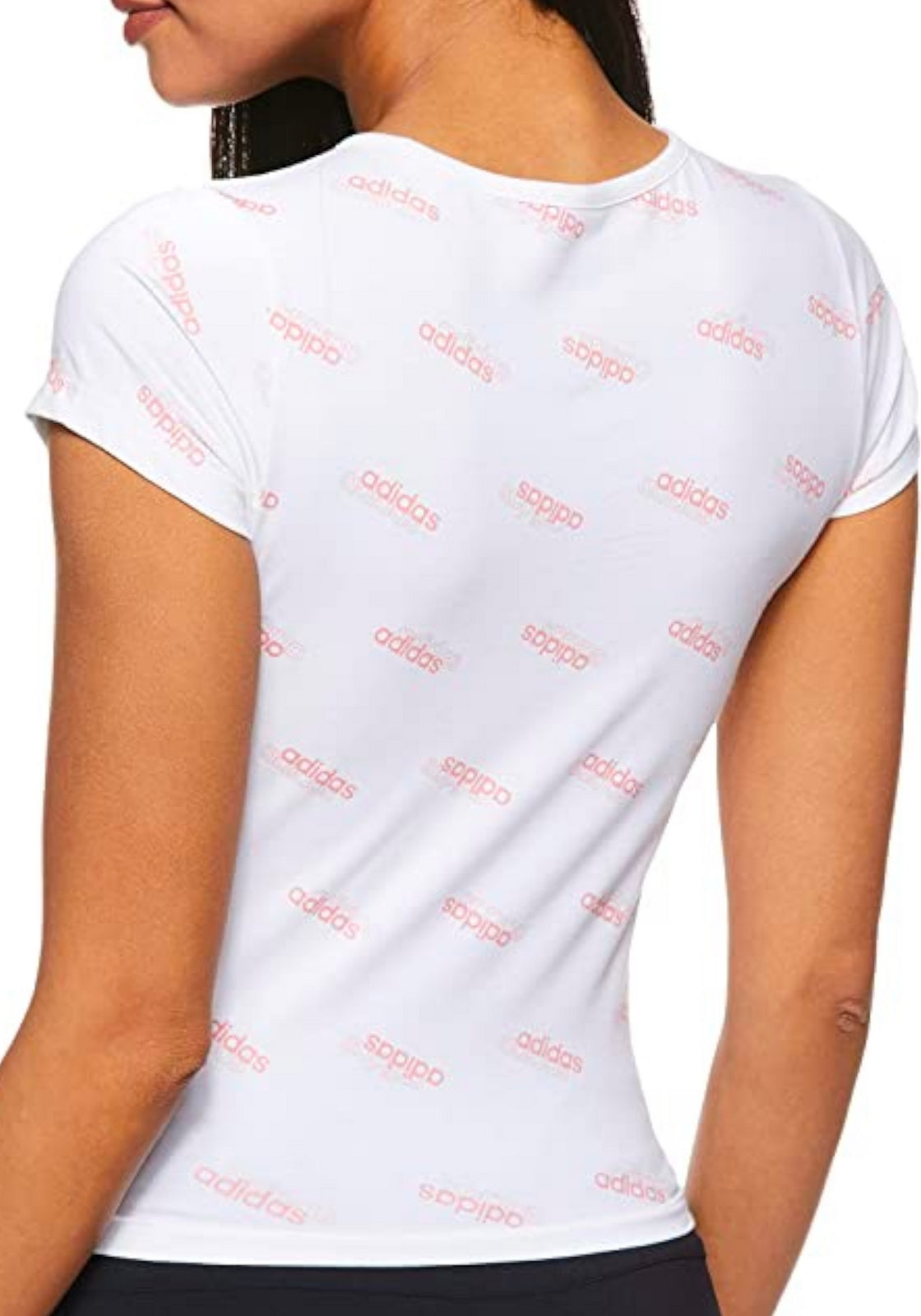 T-SHIRT E CANOTTE Bianco/rosa Adidas