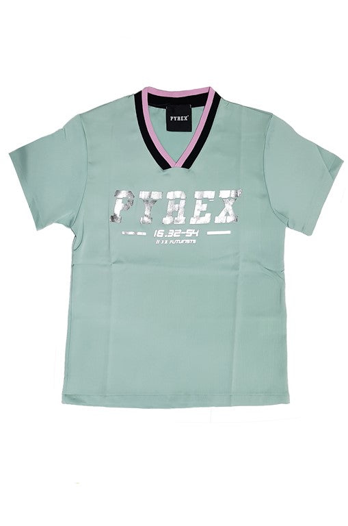 T-SHIRT E CANOTTE Verde Acqua Pyrex