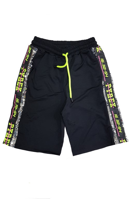 PANTALONCINI Nero/giallo Pyrex