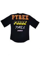 T-SHIRT E CANOTTE Nero/arancio Pyrex