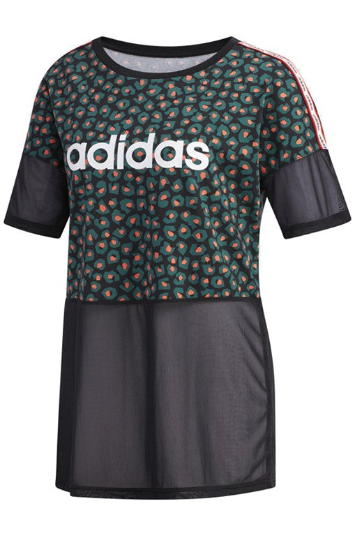 T-SHIRT E CANOTTE Nero/verde Adidas