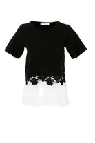 T-SHIRT E CANOTTE Nero/bianco Cafenoir