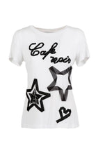 T-SHIRT E CANOTTE Bianco/nero Cafenoir