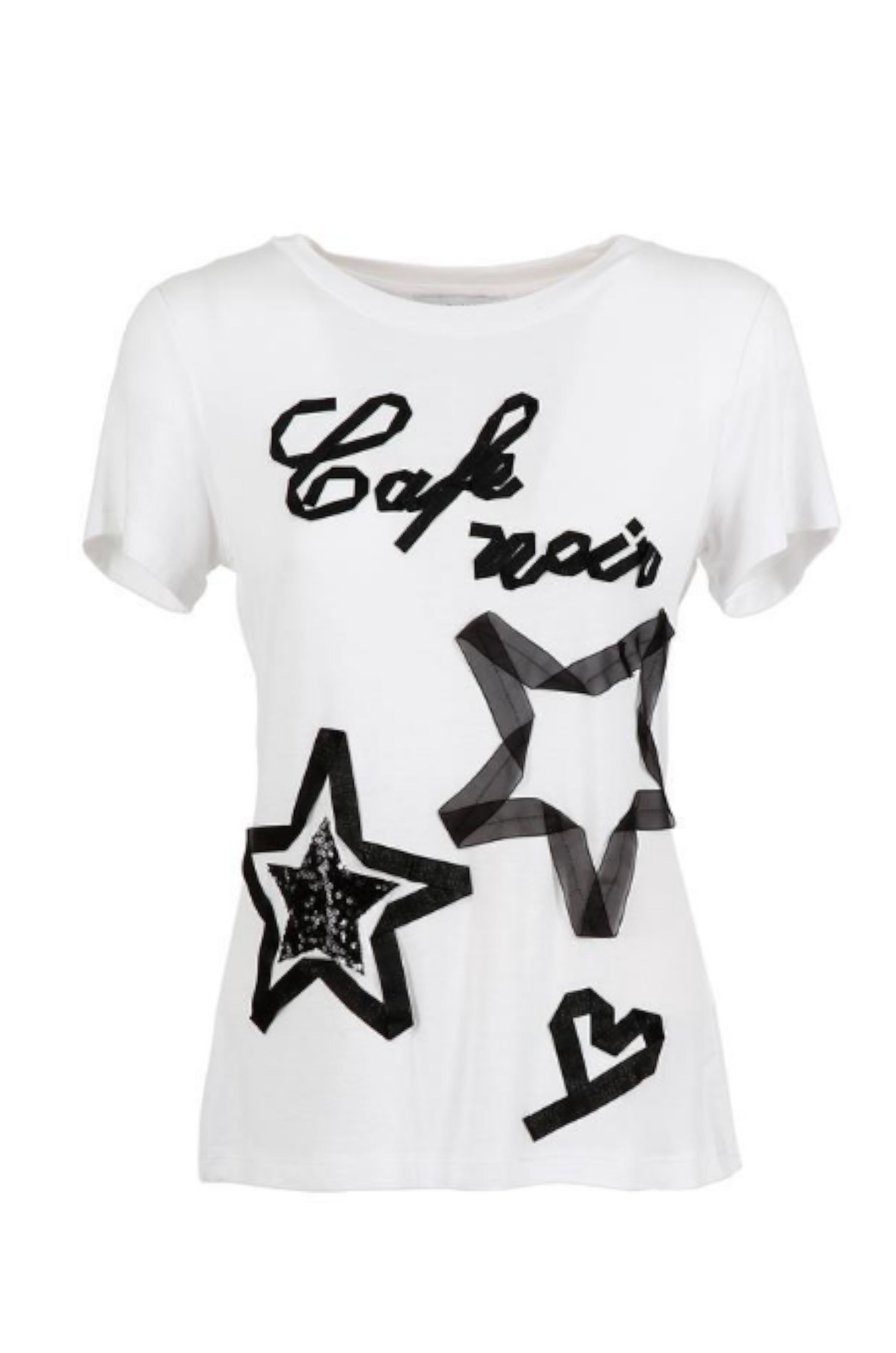 T-SHIRT E CANOTTE Bianco/nero Cafenoir