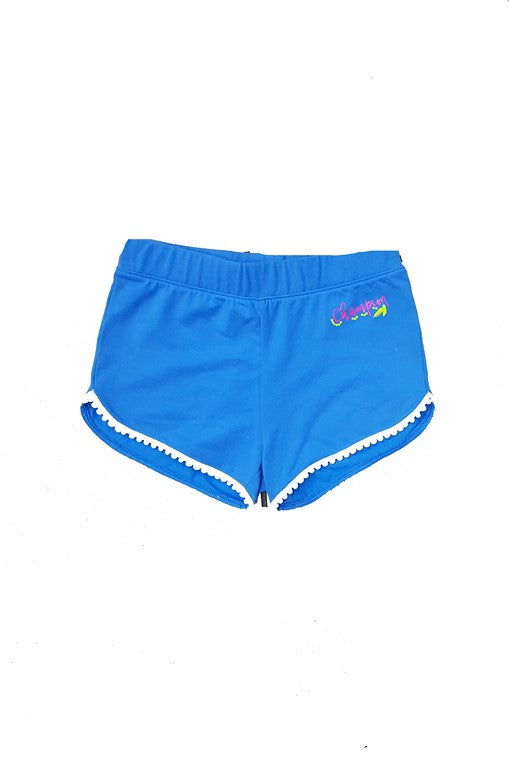 PANTALONCINI Celeste Champion