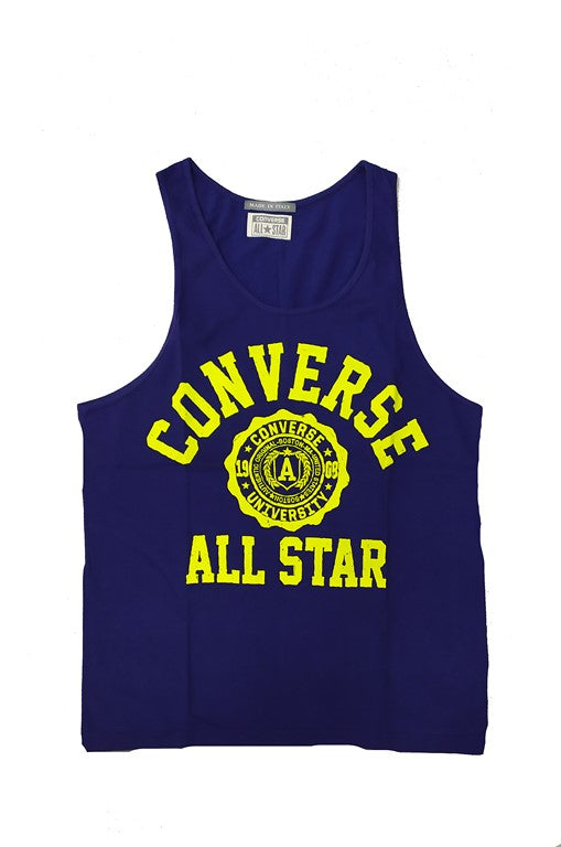 T-SHIRT E CANOTTE Blu/giallo Converse