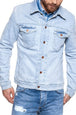GIUBBINI E GIACCHE Denim Chiaro Wrangler