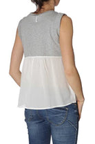 T-SHIRT E CANOTTE Bianco/grigio Deha