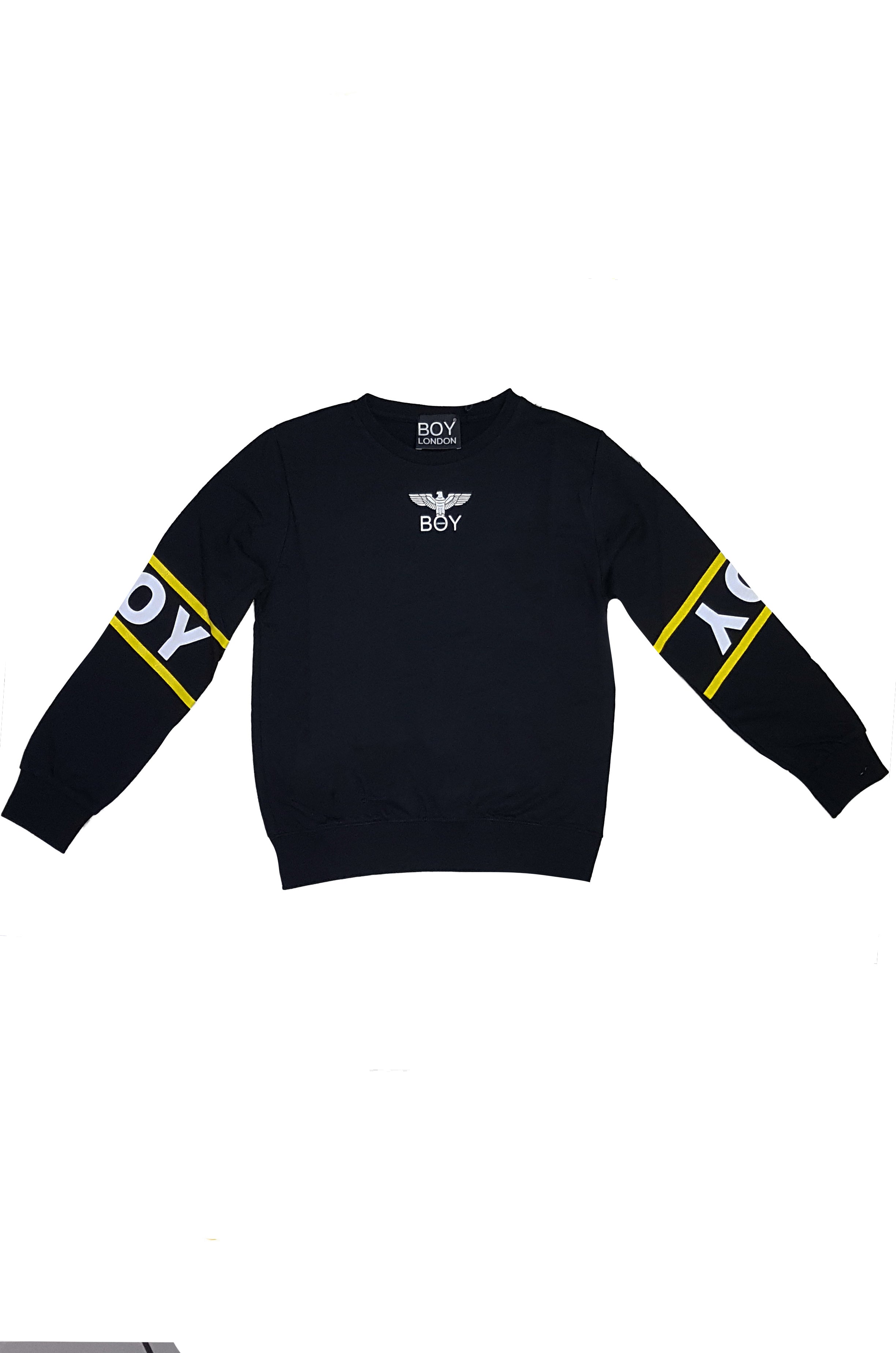 FELPE Nero/giallo Boy London