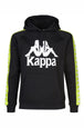 FELPE Nero/verde Kappa
