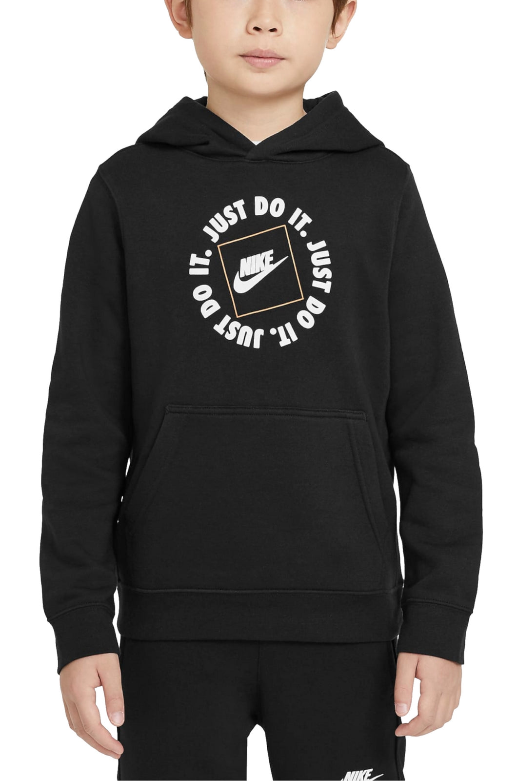 FELPE Nero/arancio Nike