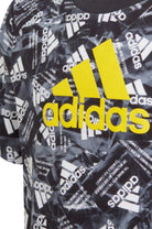 T-SHIRT E CANOTTE Nero/giallo Adidas