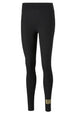 PANTALONI Nero/oro Puma