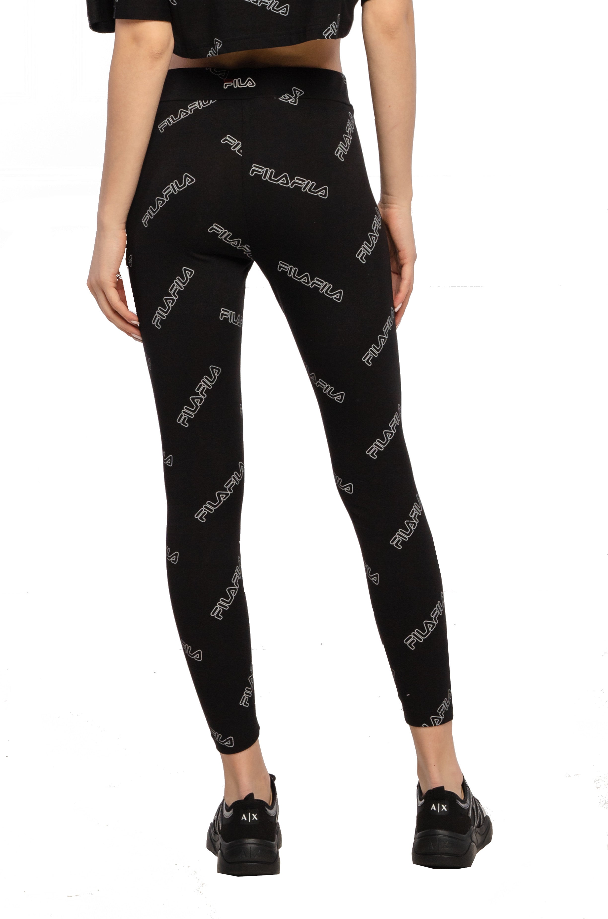 PANTALONI Nero/bianco Fila