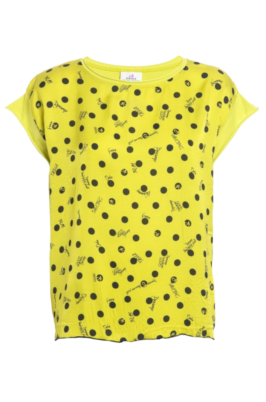 T-SHIRT E CANOTTE Giallo/nero Deha