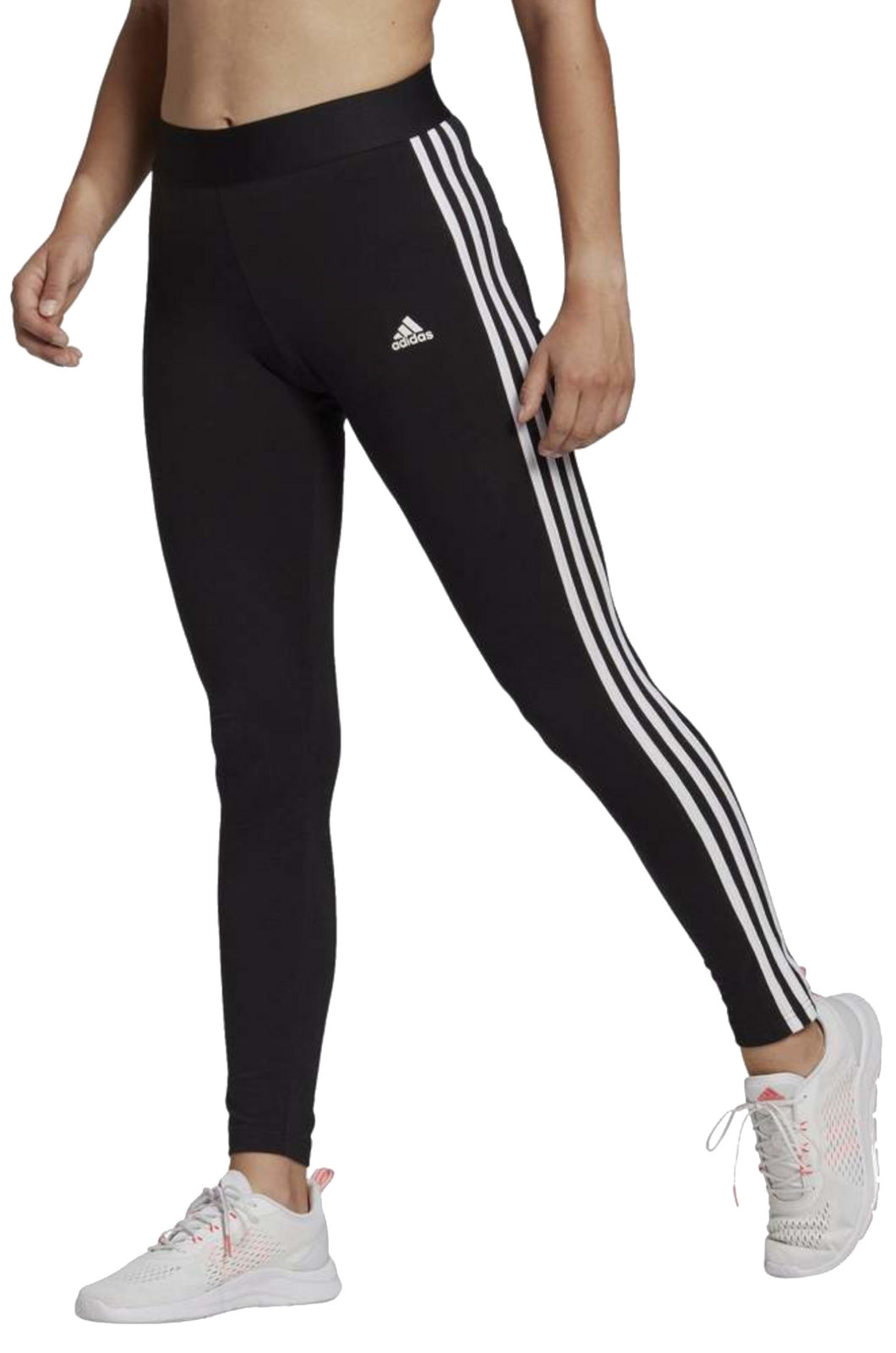 PANTALONI Nero/bianco Adidas