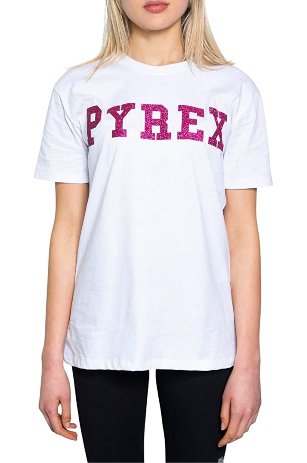 T-SHIRT E CANOTTE Bianco/fucsia Pyrex