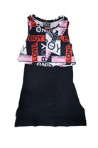 VESTITI-GONNE Nero/rosa Boy London