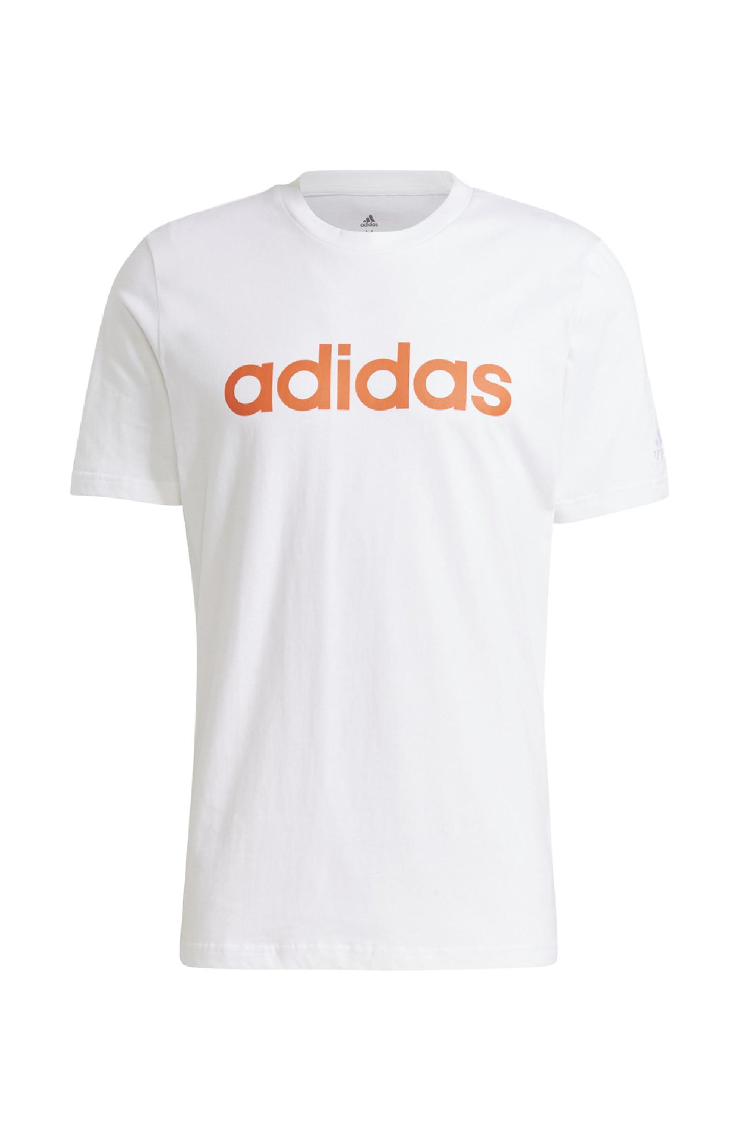 T-SHIRT E CANOTTE Bianco/arancio Adidas