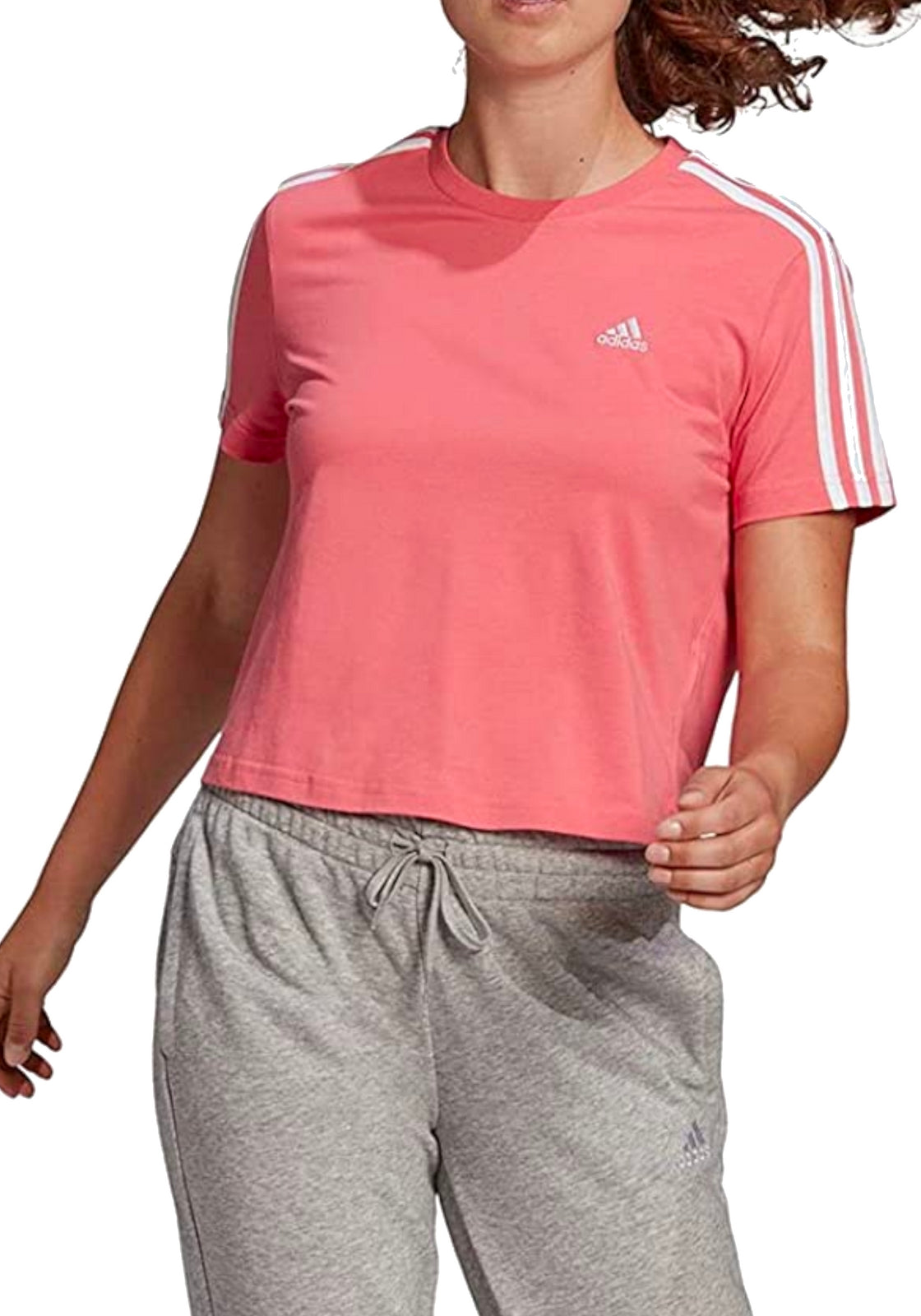 T-SHIRT E CANOTTE Rosa/bianco Adidas