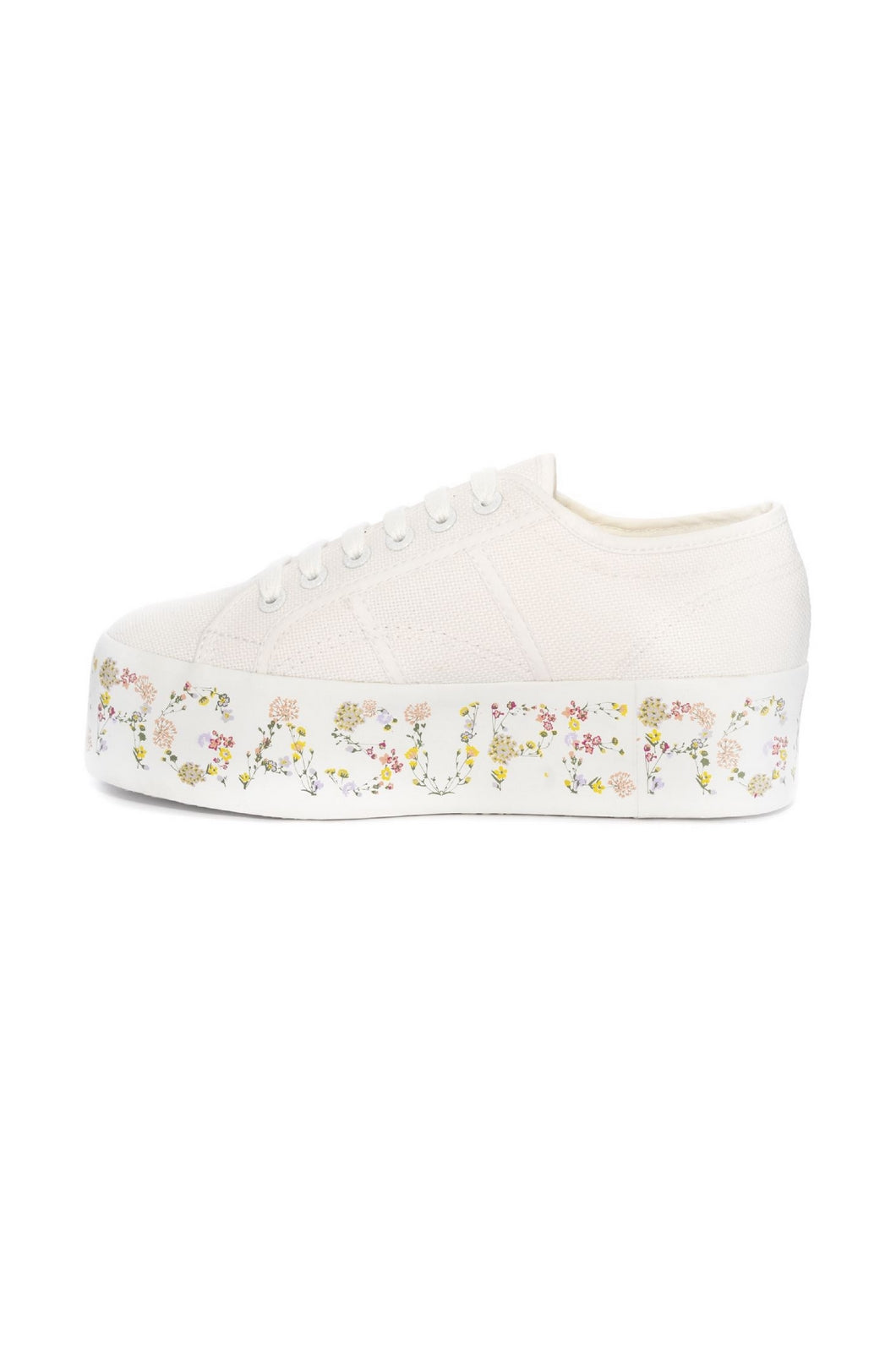 SCARPE Bianco/fiori Superga