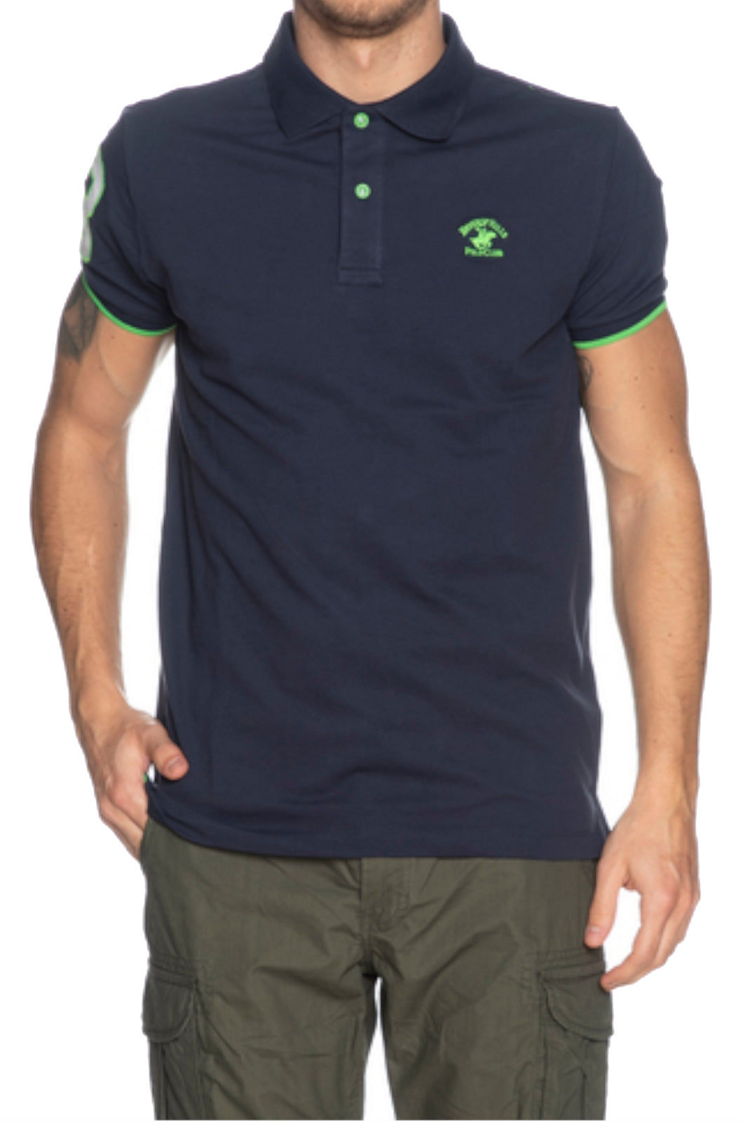MAGLIONI E POLO Blu/verde Beverly Hills Polo Club