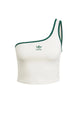 TOP PALESTRA Panna/verde Adidas Originals