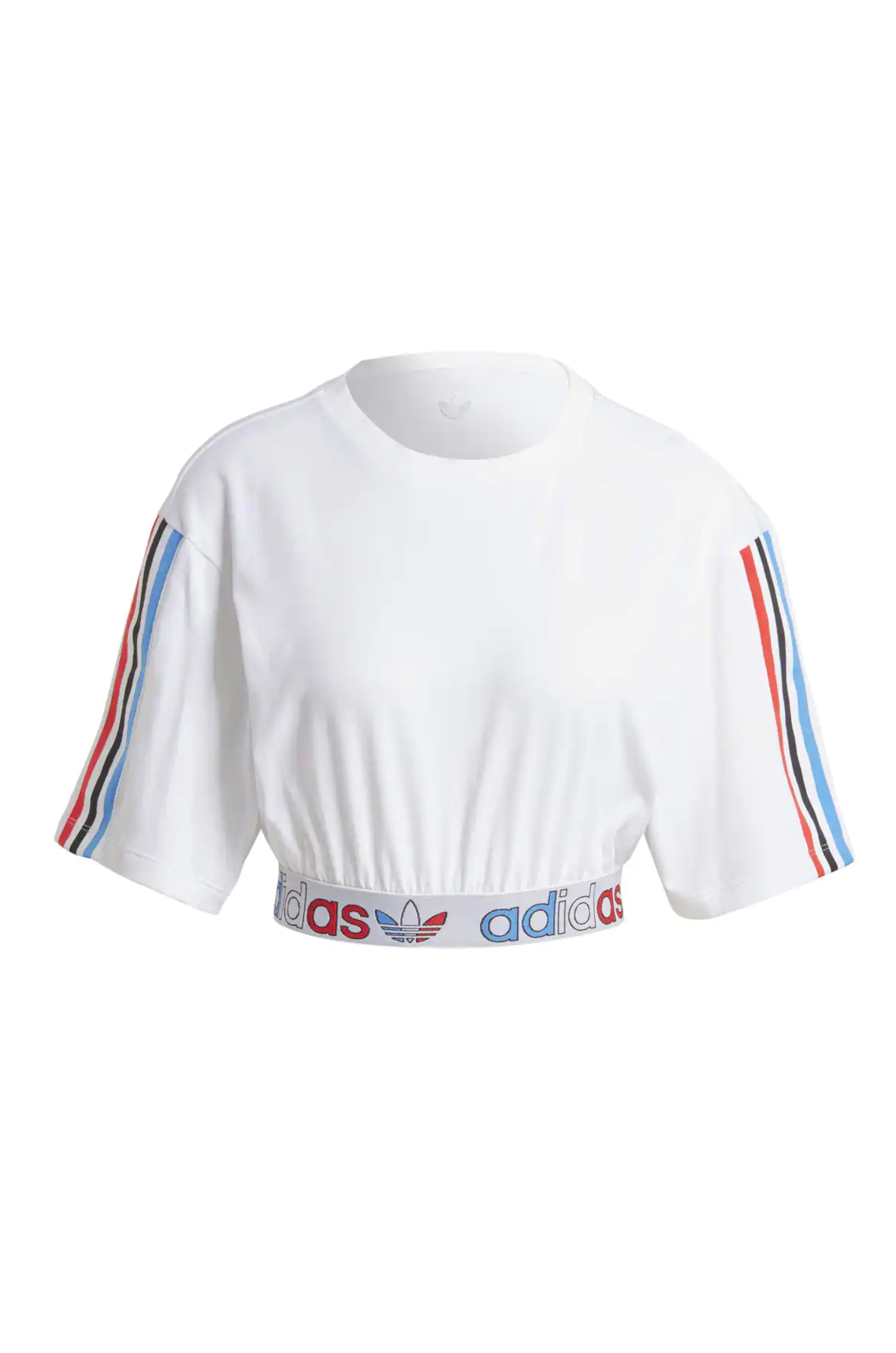 T-SHIRT E CANOTTE Bianco/azzurro Adidas Originals