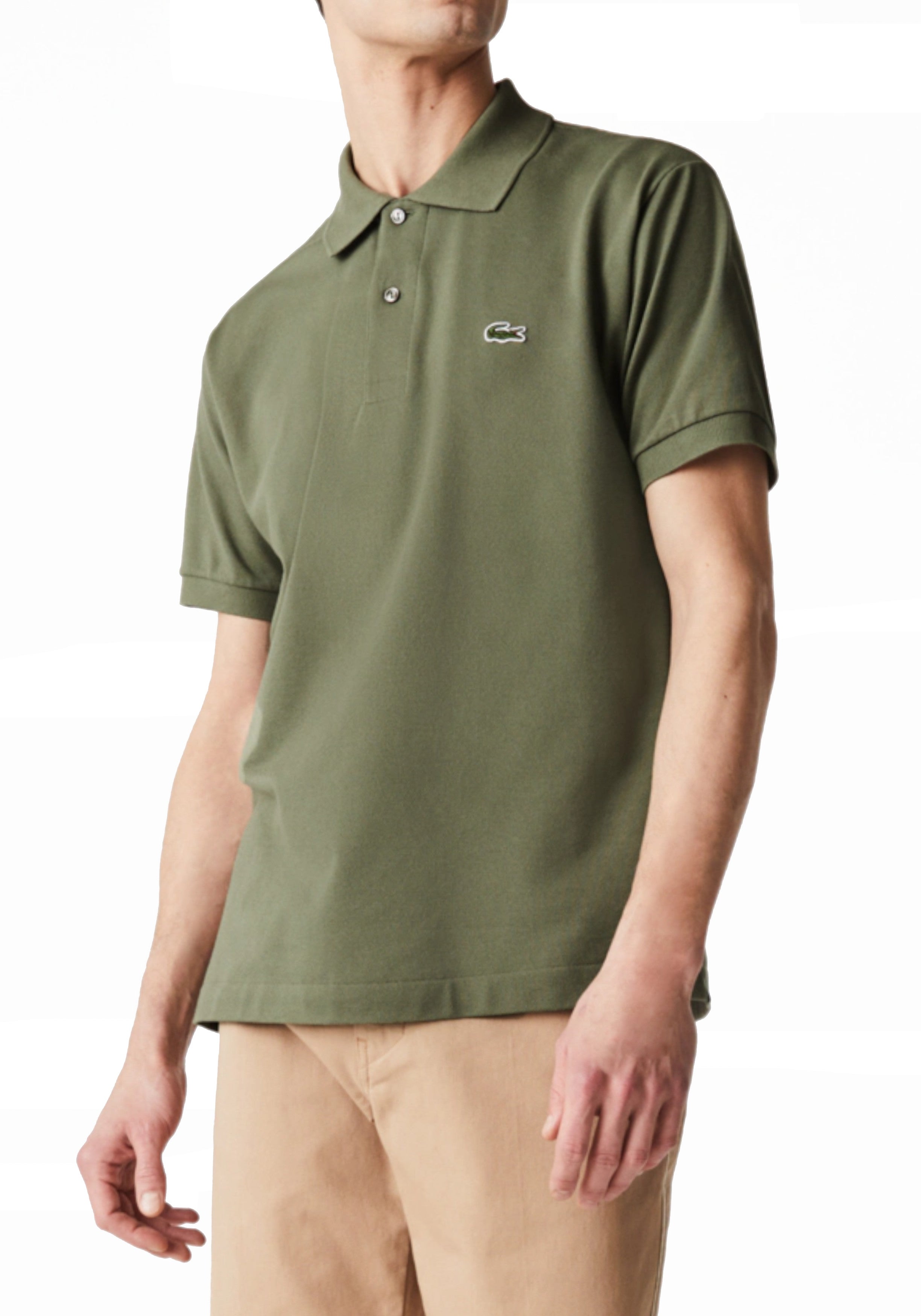 MAGLIONI E POLO Verde Militare Lacoste