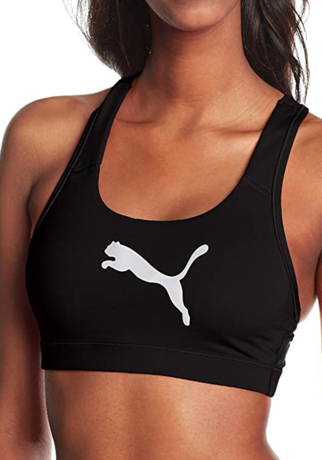 TOP PALESTRA Nero/bianco Puma