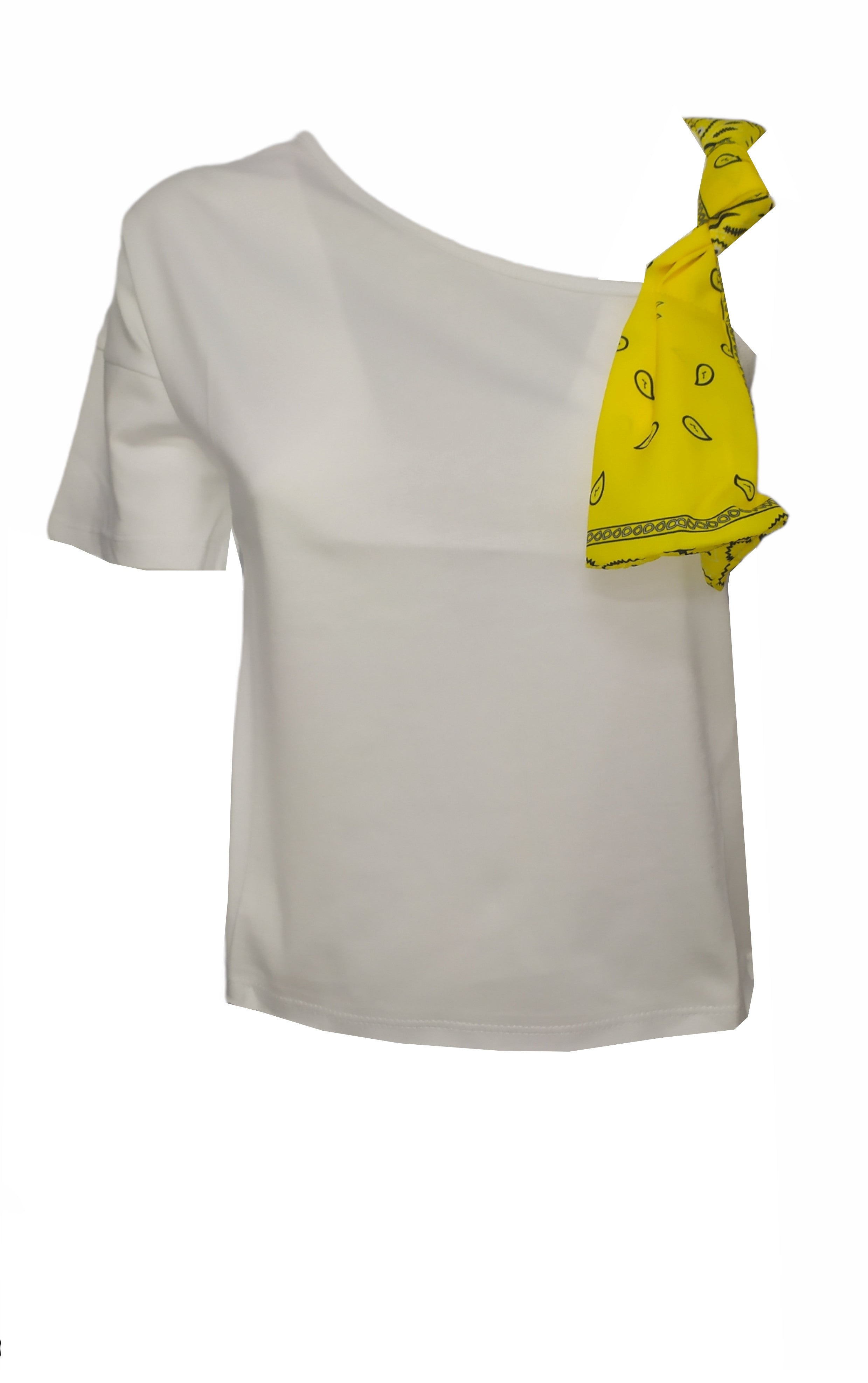 T-SHIRT E CANOTTE Bianco/giallo Susymix