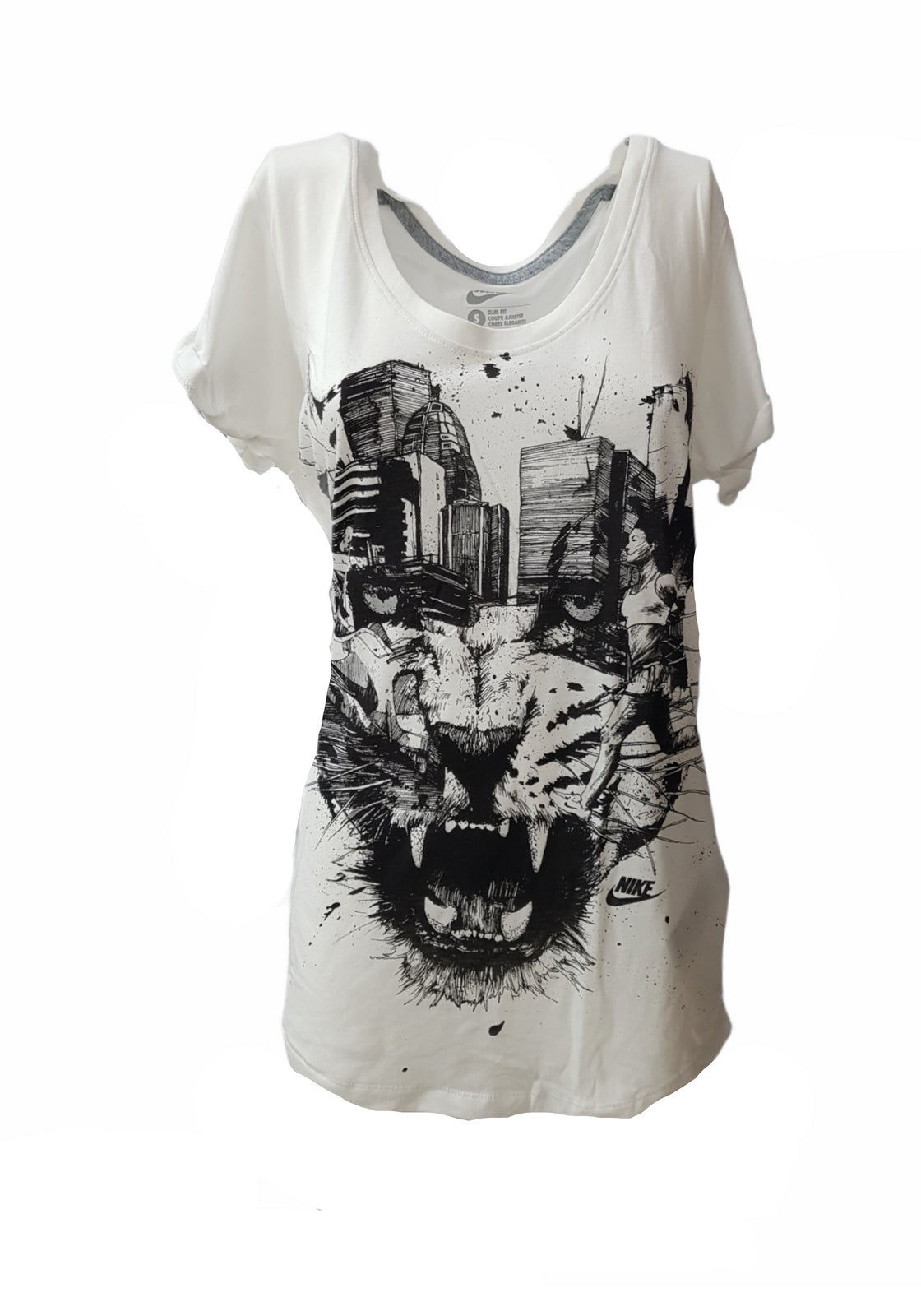 T-SHIRT E CANOTTE Bianco/nero Nike