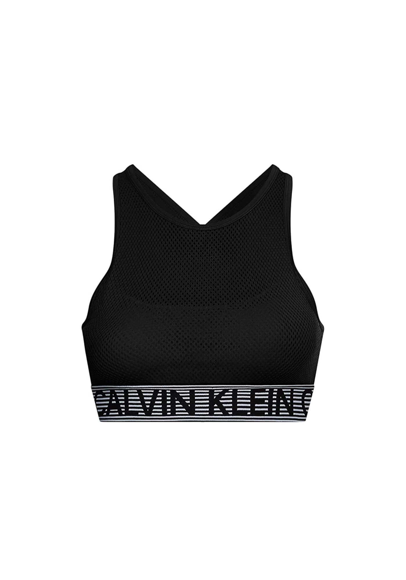 TOP PALESTRA Nero/bianco Calvin Klein