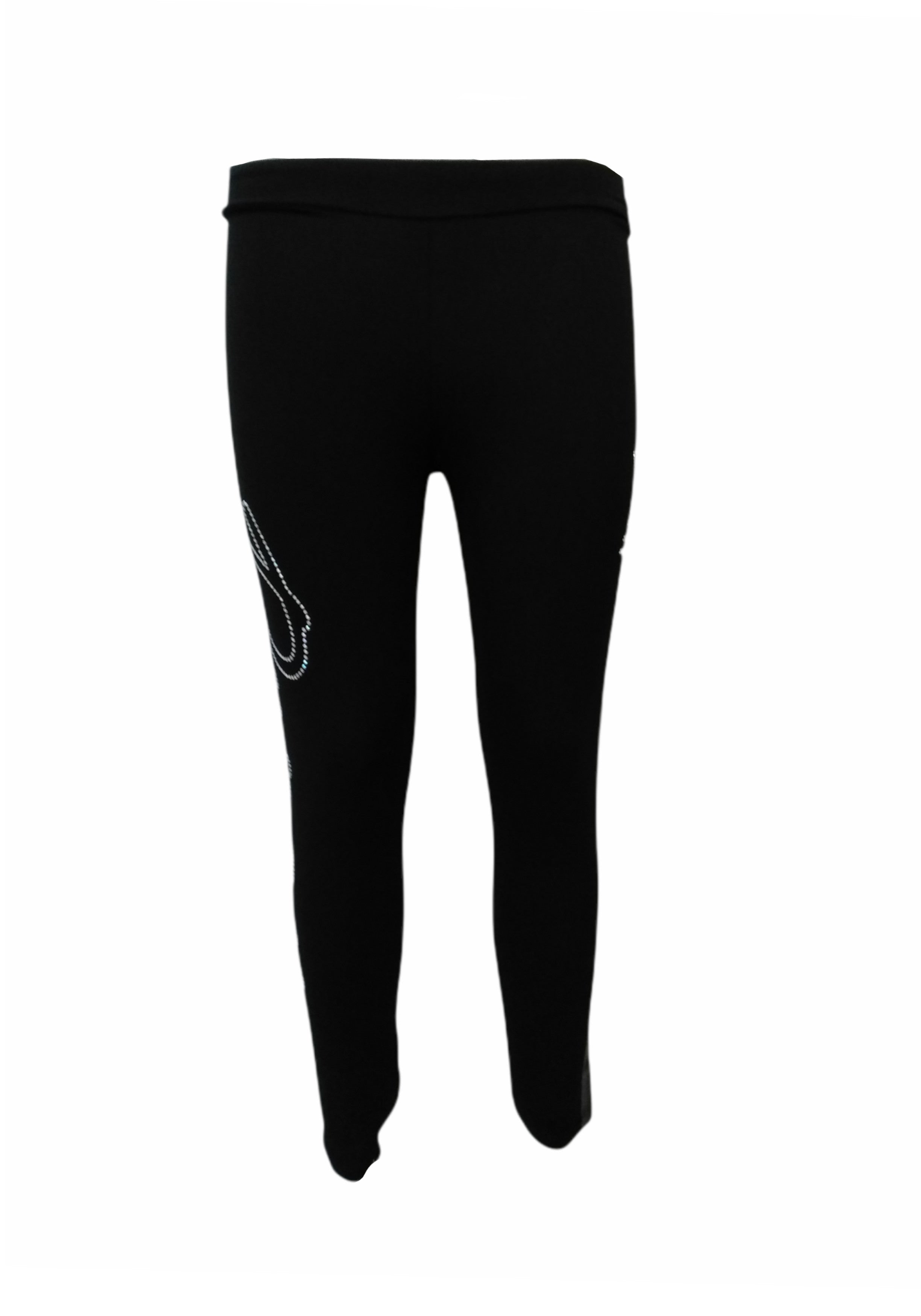 PANTALONI Nero Glitter Pyrex