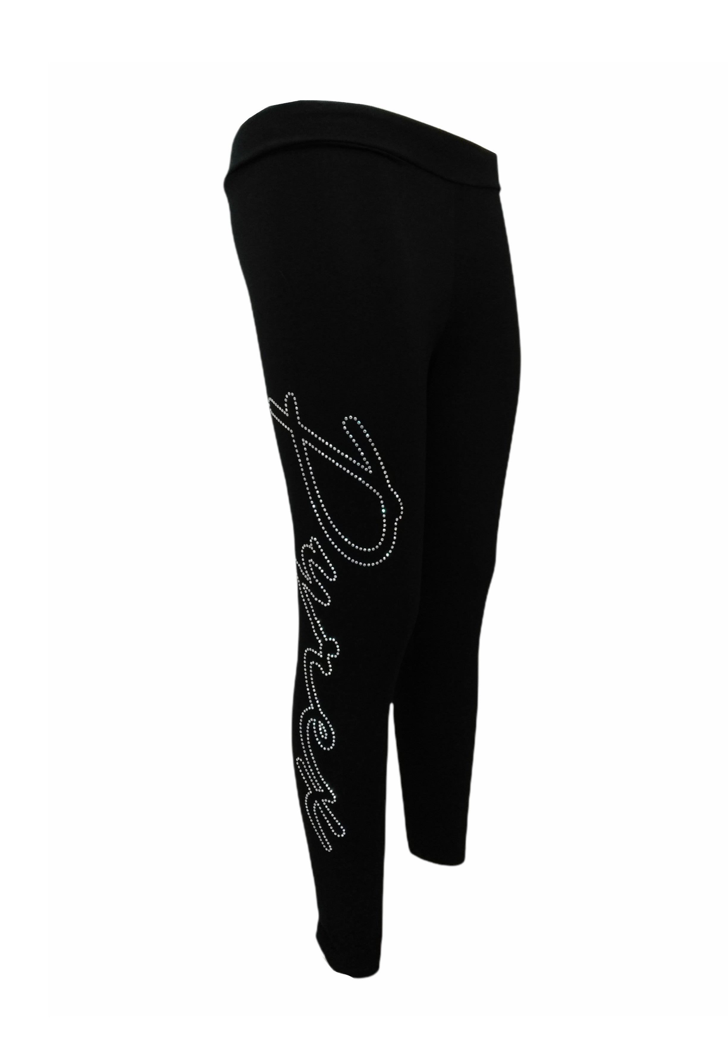 PANTALONI Nero Glitter Pyrex