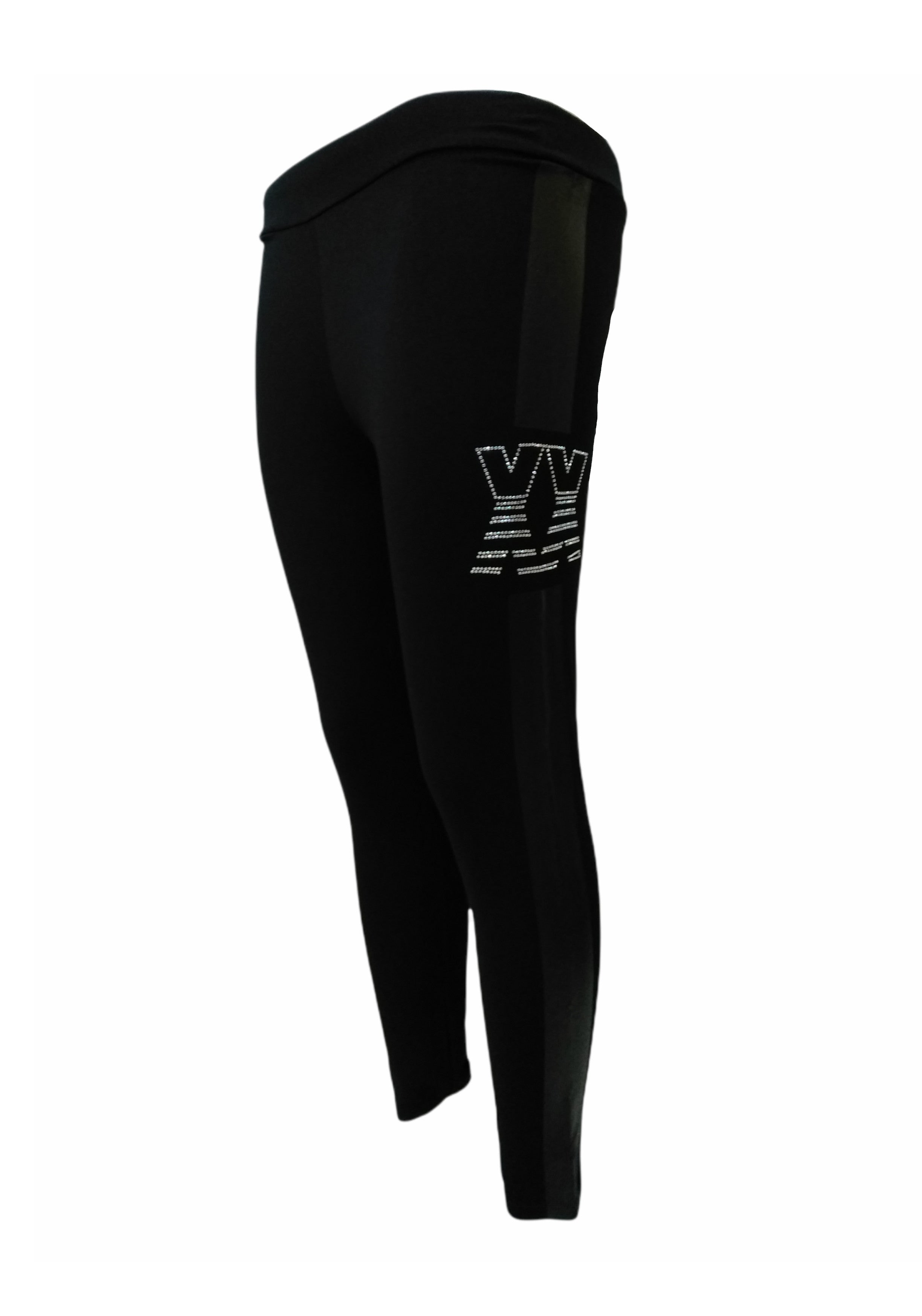 PANTALONI Nero Glitter Pyrex