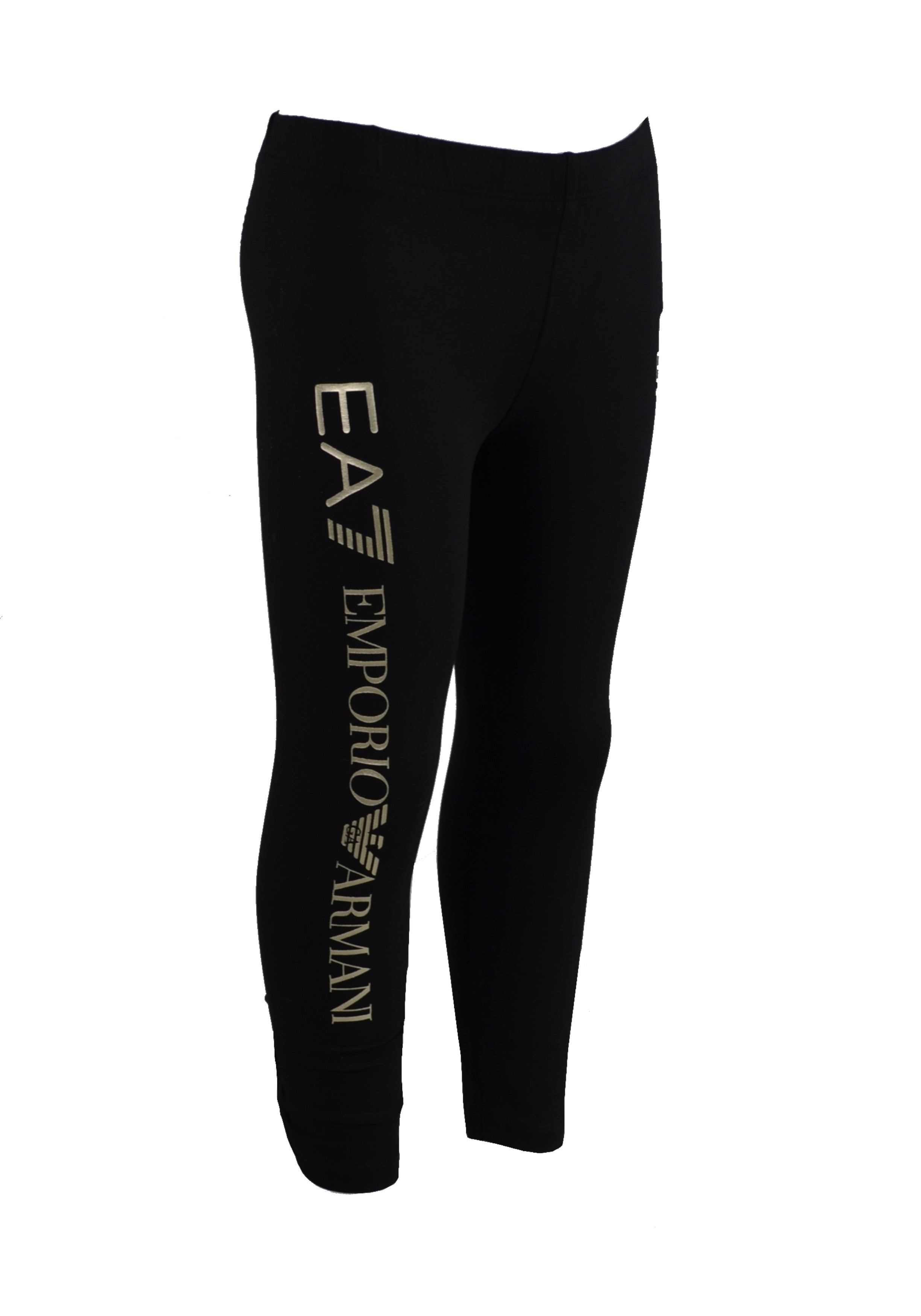 PANTALONI Nero/oro Ea7