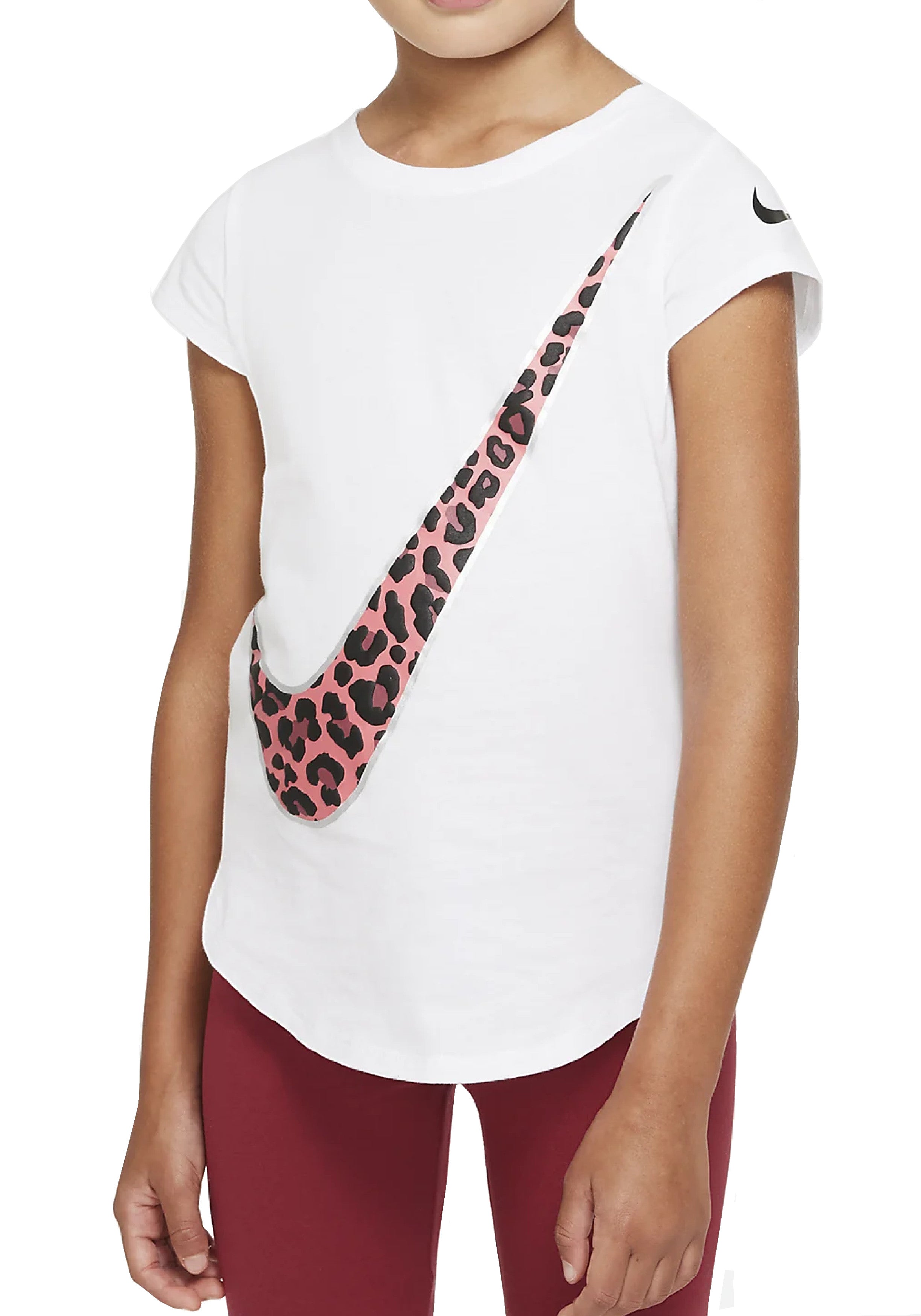 T-SHIRT E CANOTTE Bianco/animalier Nike