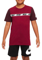 T-SHIRT E CANOTTE Bordeaux/bianco Nike