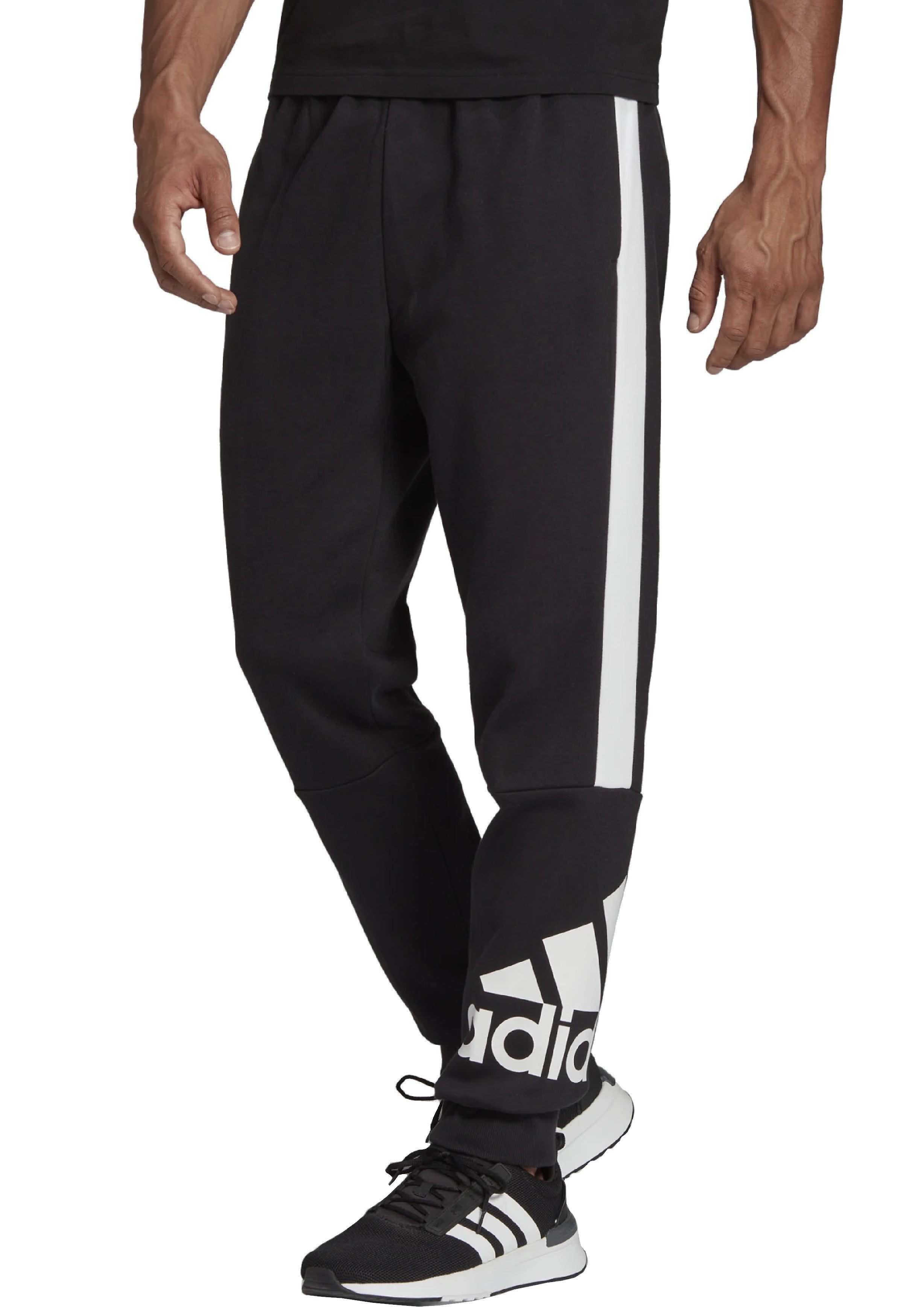 PANTALONI Nero/bianco Adidas