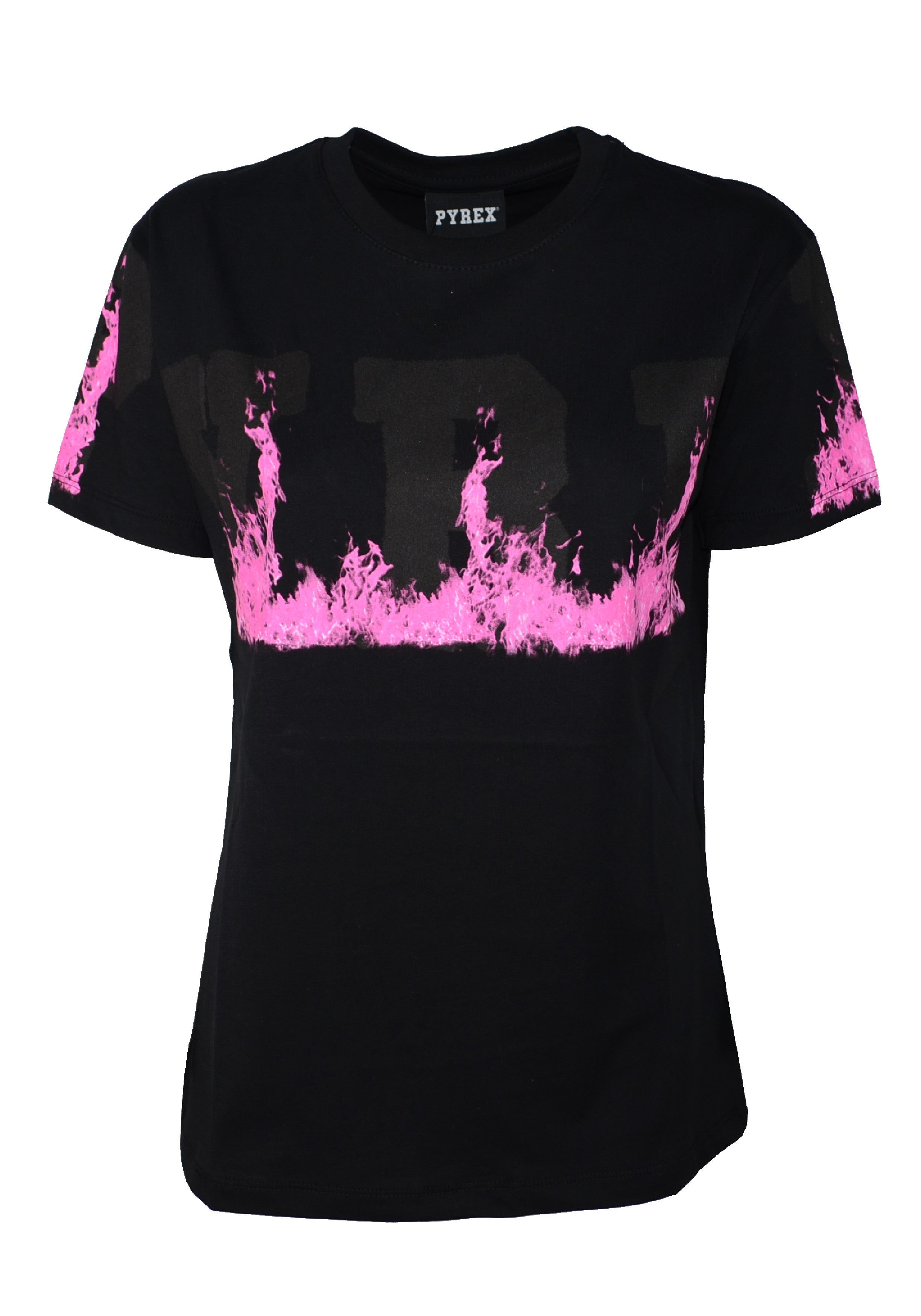 T-SHIRT E CANOTTE Nero/fucsia Pyrex