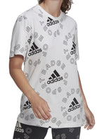 T-SHIRT E CANOTTE Bianco/nero Adidas