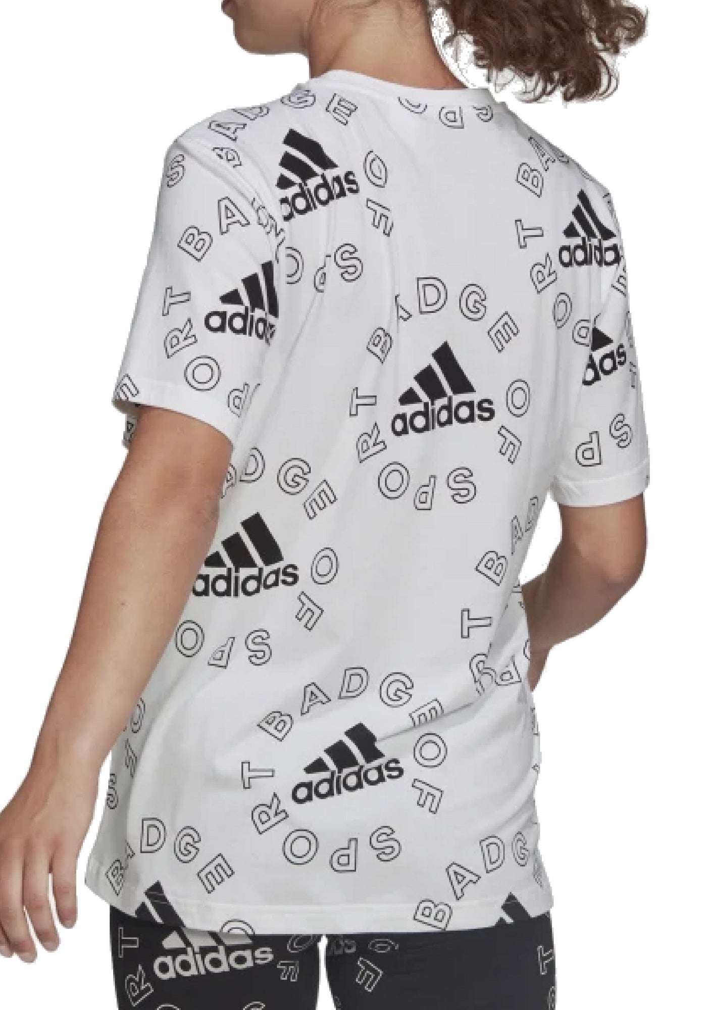 T-SHIRT E CANOTTE Bianco/nero Adidas