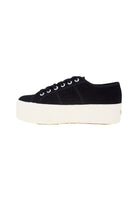 SCARPE Nero/panna Superga