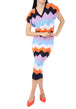 VESTITI-GONNE Arancio/blu Susymix