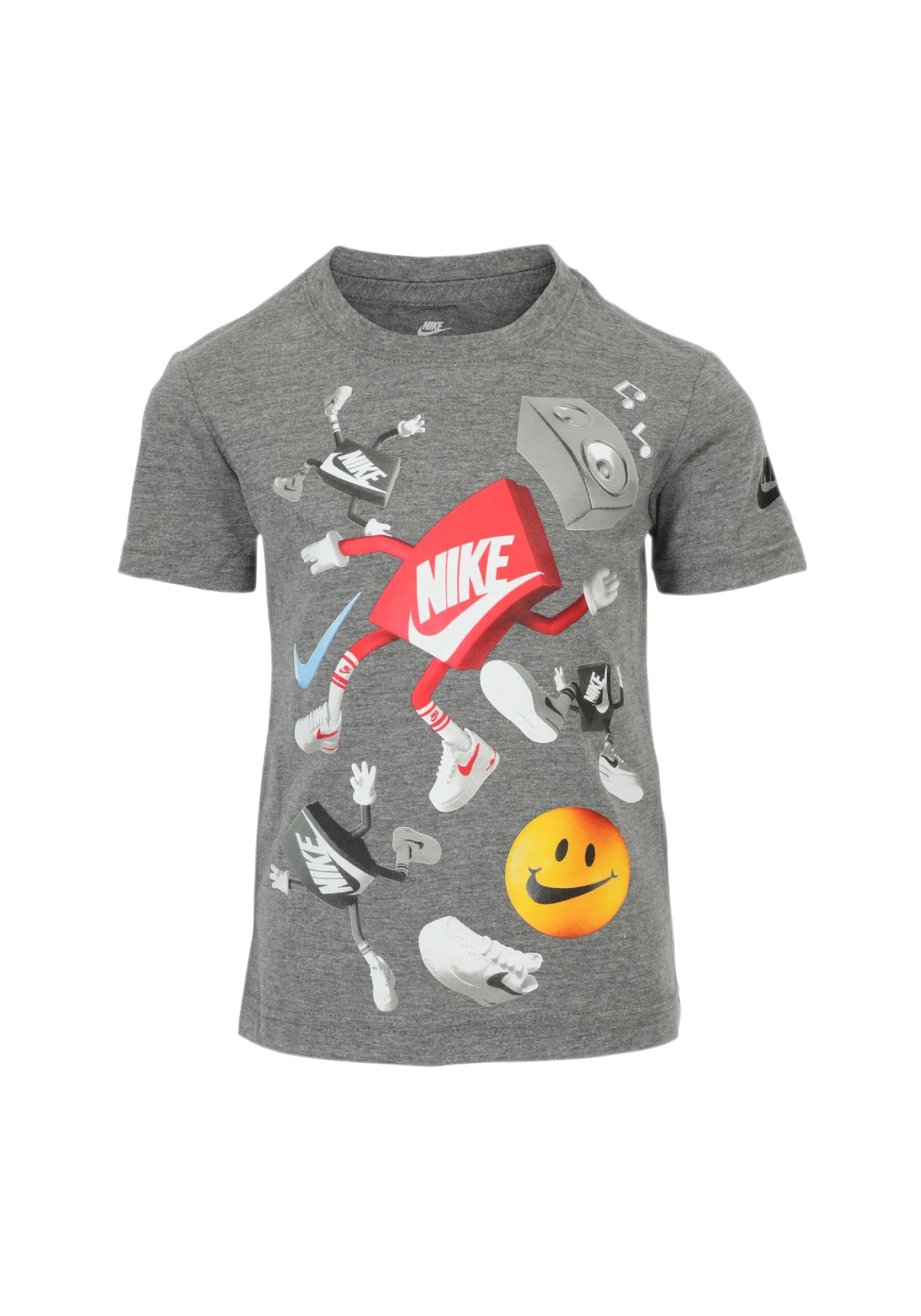 T-SHIRT E CANOTTE Grigio/rosso Nike