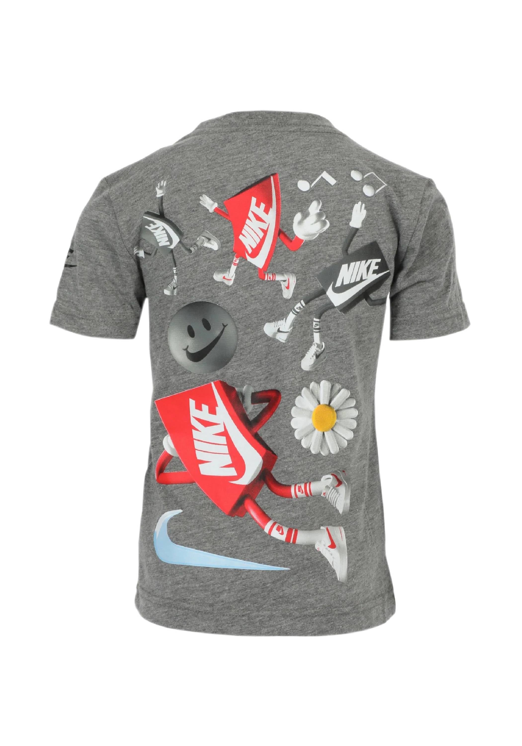 T-SHIRT E CANOTTE Grigio/rosso Nike