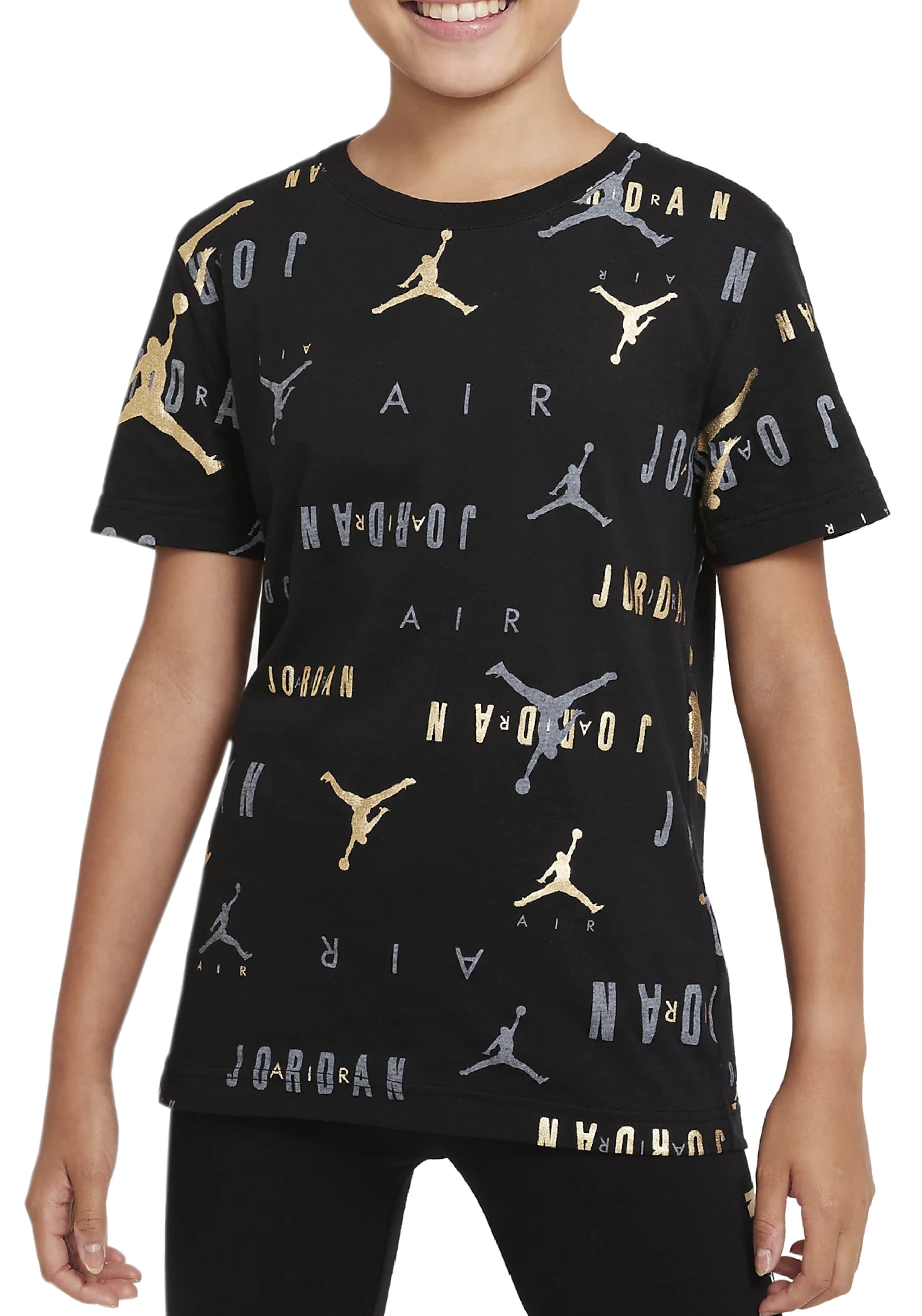 T-SHIRT E CANOTTE Nero/oro Nike