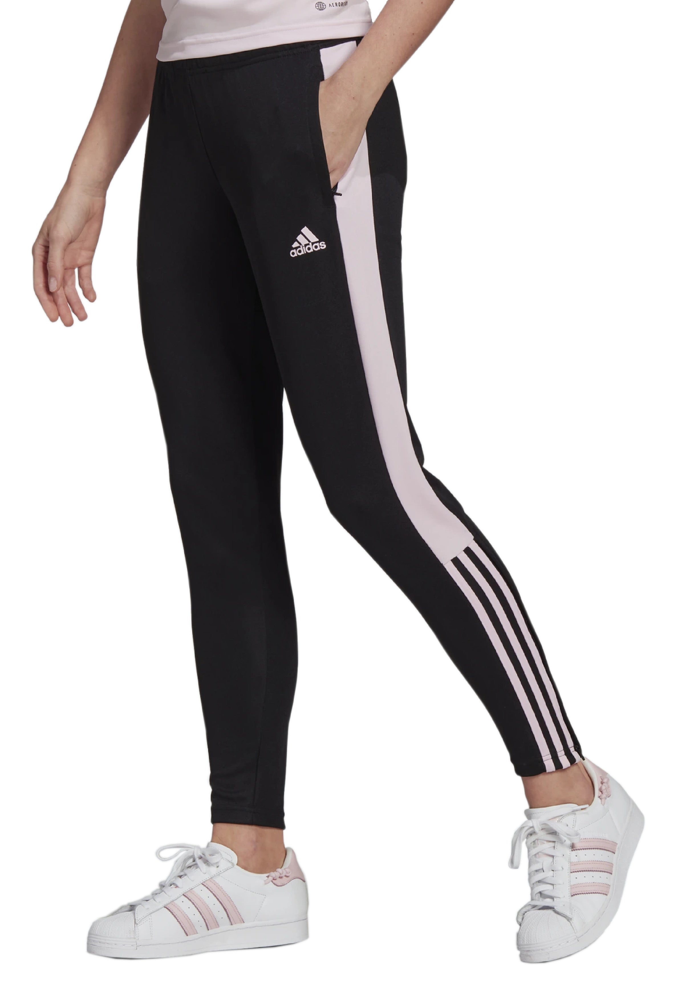 PANTALONI Nero/rosa Adidas