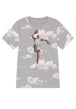 T-SHIRT E CANOTTE Grigio/bianco Nike